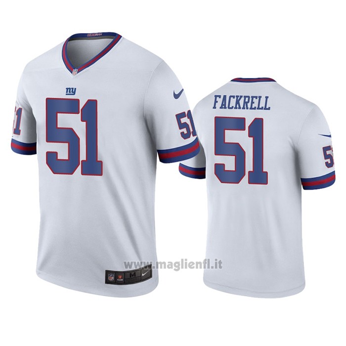 Maglia NFL Legend New York Giants Kyler Fackrell Bianco Color Rush